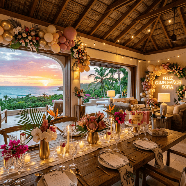 Ambientación de Celebración Especial